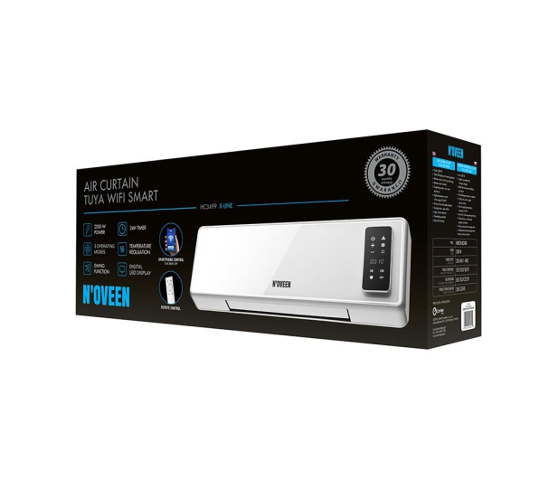 NOVEEN Kurtyna powietrzna HC3499 X-LINE TUYA WIFI SMART WHITE - 1601583 - zdjęcie 2